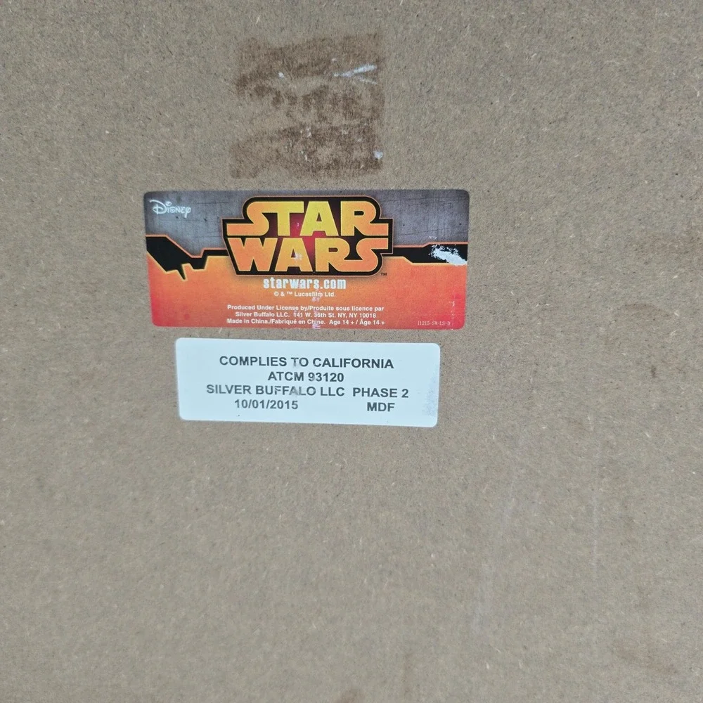 Star Wars #1 Comic Cover Wood Wall Plaque Art Silver Buffalo 13x19